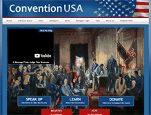 Tablet Screenshot of conventionusa.org
